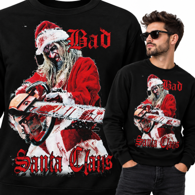 BLUZA ŚWIĄTECZNA BAD SANTA CLAUS